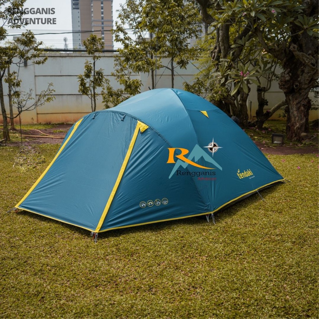 Tenda Camping Kapasitas 4 Orang TENDAKI Borneo 4 - 5 Orang Borneo 4 Oren