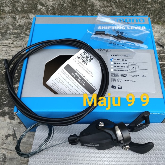 SHIFTER 10 SPEED SHIMANO DEORE M4100 ORI SHIFTER 10SP SEPEDA LIPAT MTB