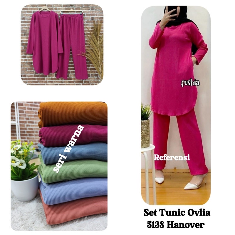 set tunik ovlia hanover merk clarke