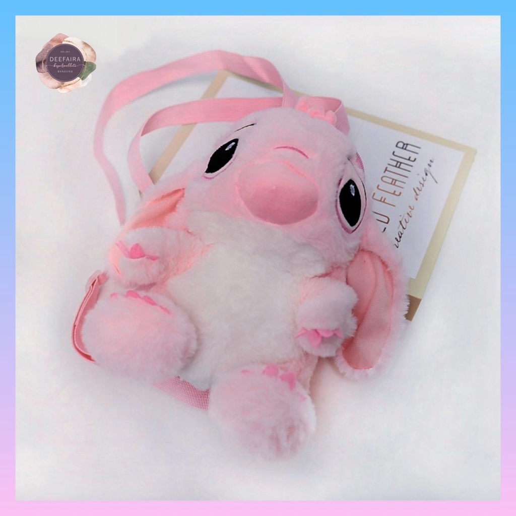 Tas Ransel Boneka Model St1tch Bahan Lembut Dan Lucu Untuk Anak Perempuan Remaja