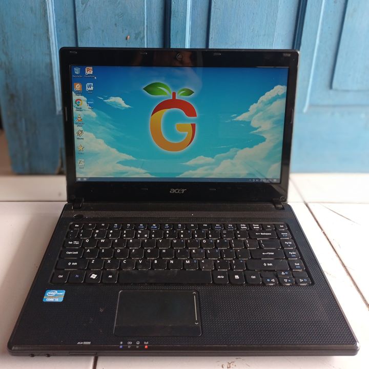 Acer 4738 Hitam Intel Core i5 RAM 4GB SSD 128GB Windows 10 Laptop Second