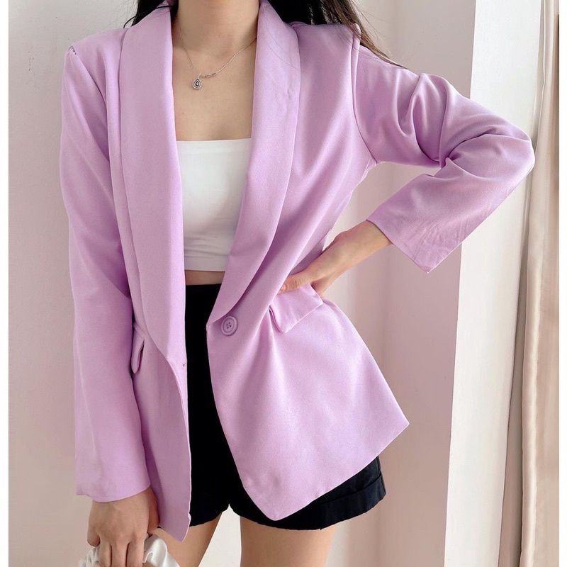 Blezer Wanita Crop Blazer Wanita Formal Blezer Wanita Korea Blazer kekinian