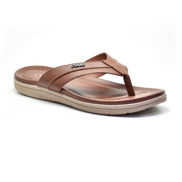 Carvil Larrie 01 M Stone Sandal Jepit Pria_A11