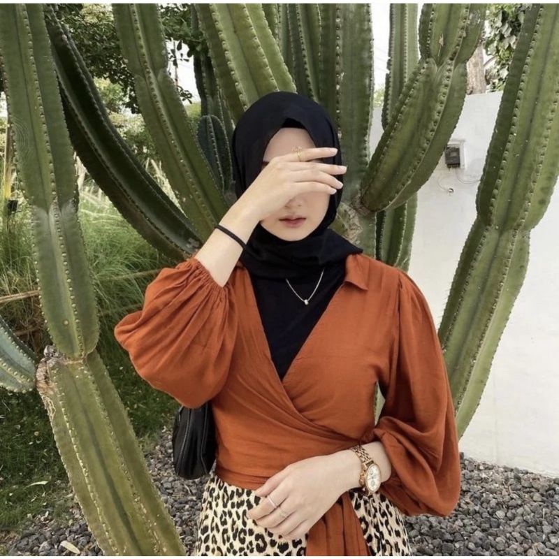 ANGELIA WRAP TOP || ANGEL WRAP TOP