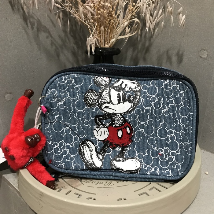 

KIPLING MICKEY PENCIL CASE KOTAK PENSIL TEMPAT MAKE UP IMPORT