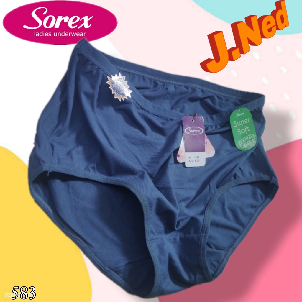 J583 (Harga Satuan) Sorex Celana Dalam Wanita Jumbo Extra Size Xxxl - Xxxxxl ( Eql - Qxl )