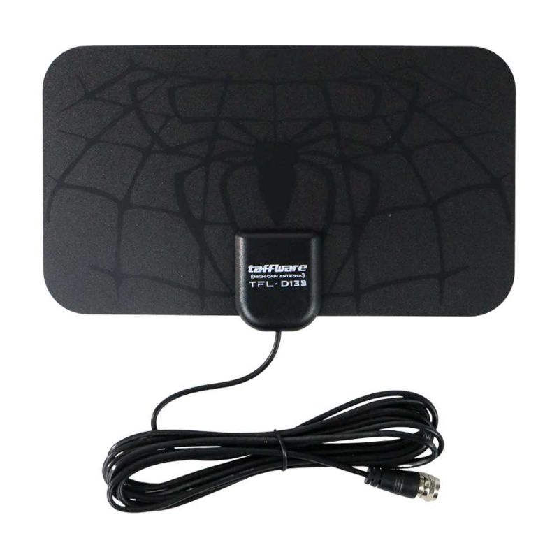 Taffware Antena TV Digital Indoor DVB-T2 25dB Spider Pattern V2.0 - TFL-D139