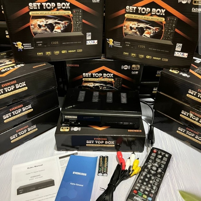 TERMURAH STB set top box tv digital evercoss /SET TOP BOX TV DIGITAL/SET TOP BOX MATRIX/SET TOP BOX