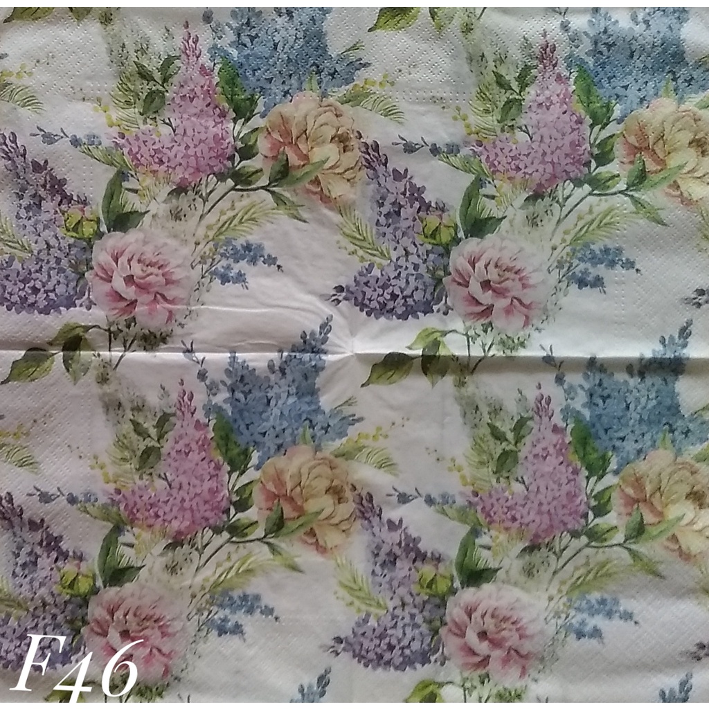 

Napkin Eropa Flower F46 / Tissue Decoupage