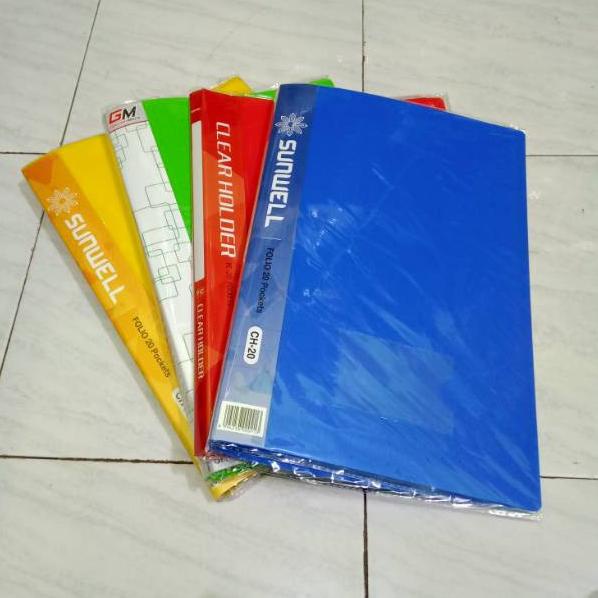 

Hadir Hari Ini Map Clear Holder Folio 20 Pocket / Map Display Book / Map Plastik (Acb Berkah Stationery)