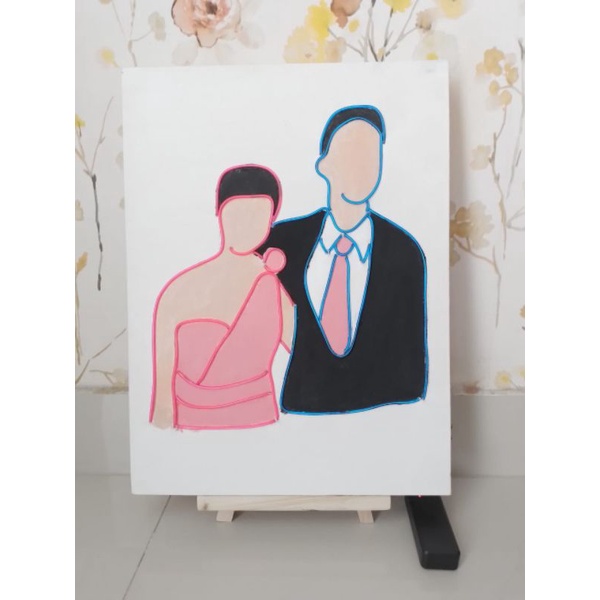 Lukisan Lampu Custom | Hadiah Pacar | Hadiah Anniversary | Hadiah Wisuda | Hadiah Valentine