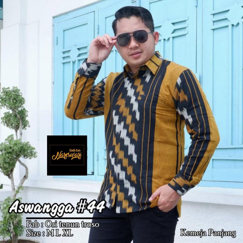 nota kemeja batik pria aswangga 1 lusin pcs