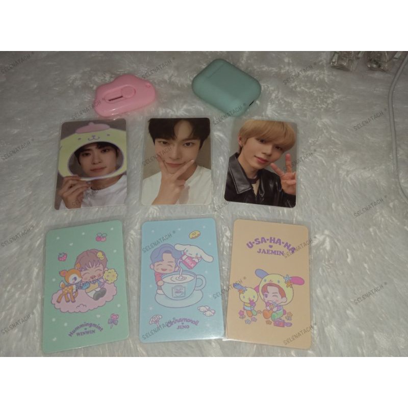 [BACA DESC] NCT X SANRIO TRADING CARD JAEHYUN DOYOUNG SHOTARO JAEMIN JENO WINWIN