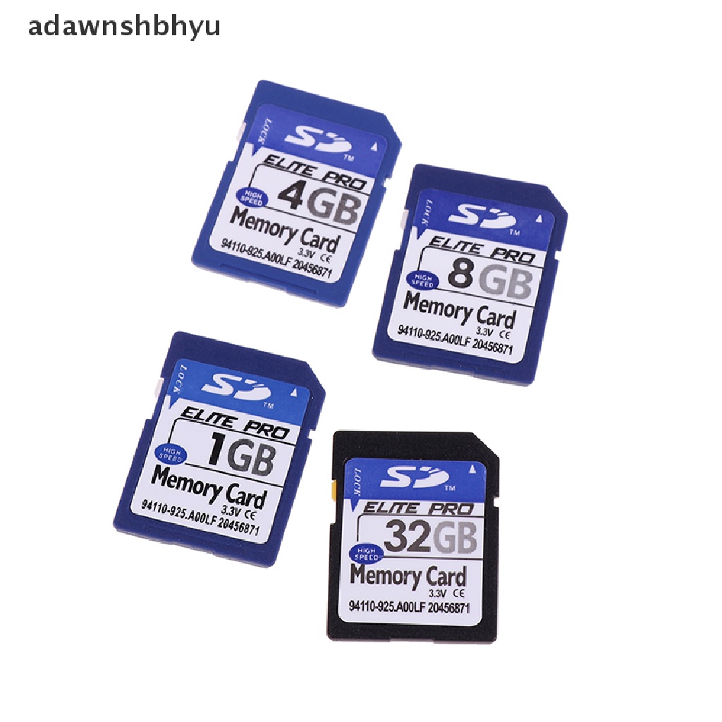 Adawnshbhyu SD Card 1GB 2GB 4GB 8GB 16GB 32GB 64GB Aman Digital Flash Memory Card ID