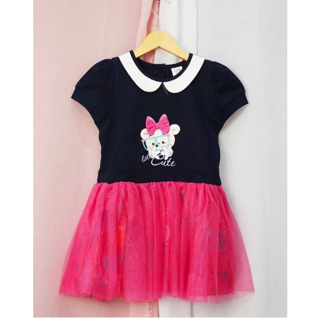 DRESS ANAK 3 4 tahun CUTIE FUN B051