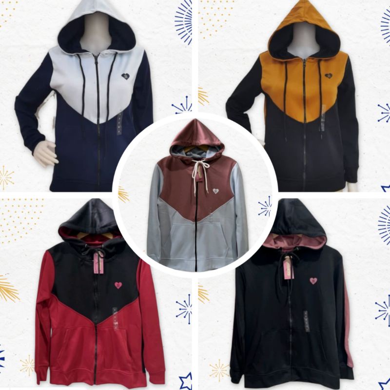JAKET HOODY WANITA BUNNY HOP