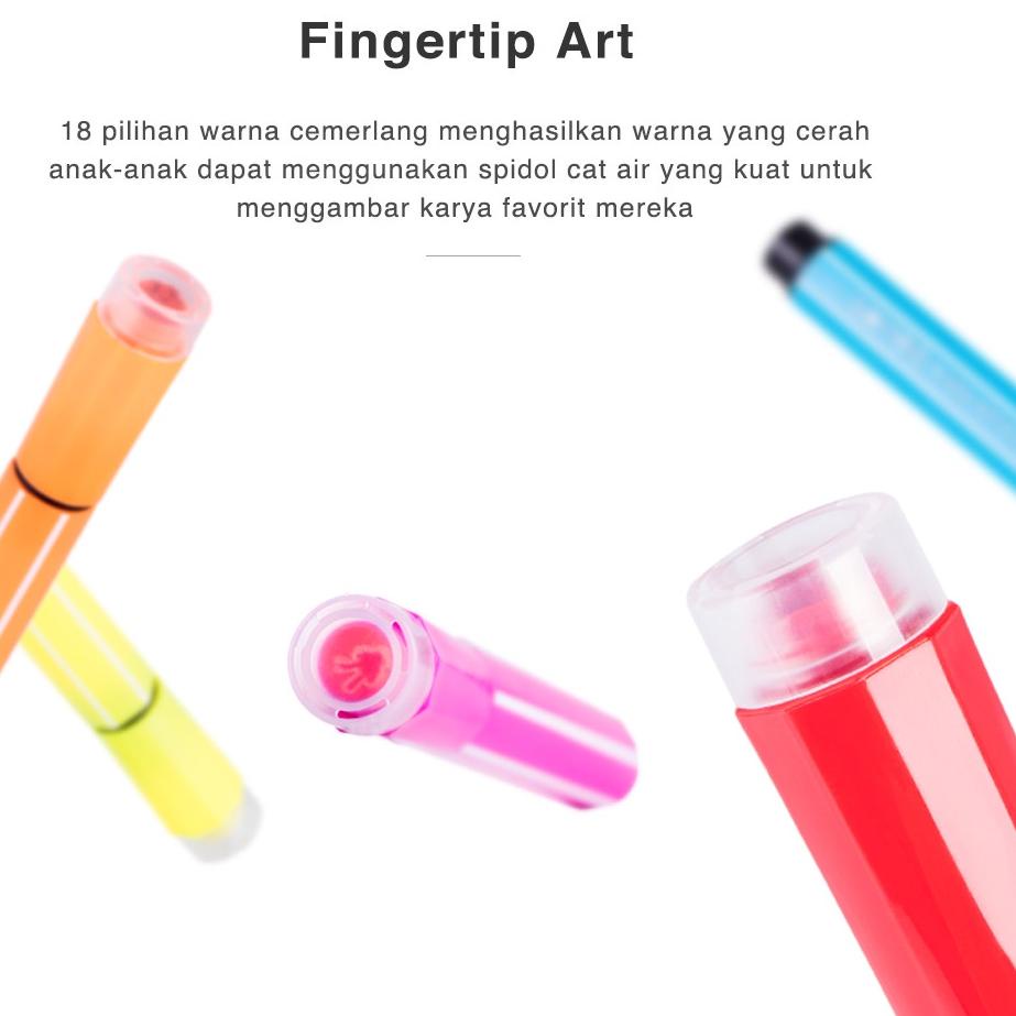 

➵Best Terlaris➵ Deli Spidol Warna Sekolah 12/18/24/36 Warna Tinta dapat dicuci 70653 77
