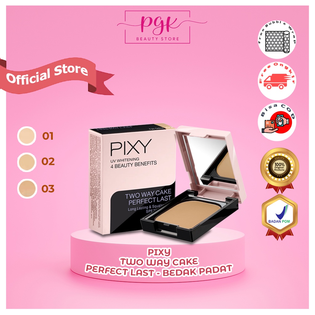 PIXY - TWO WAY CAKE PERFECT LAST-BEDAK PADAT