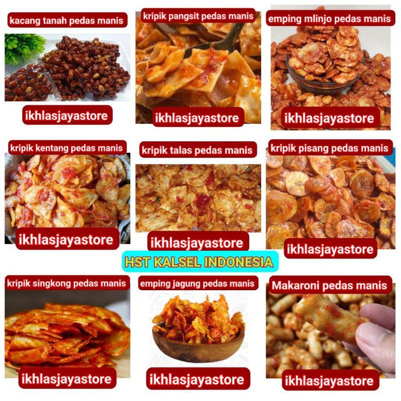 

COD 400 gram Mr pedas manis produksi HST KALSEL INDONESIA