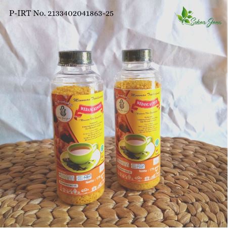 MINUMAN KUNYIT HERBAL TRADISIONAL INSTAN BUBUK 175 GRAM SUDAH PIRT. MINUMAN TRADISIONAL MINUMAN REMPAH OLEH OLEH JOGJA. RIENS COLLECTIONS