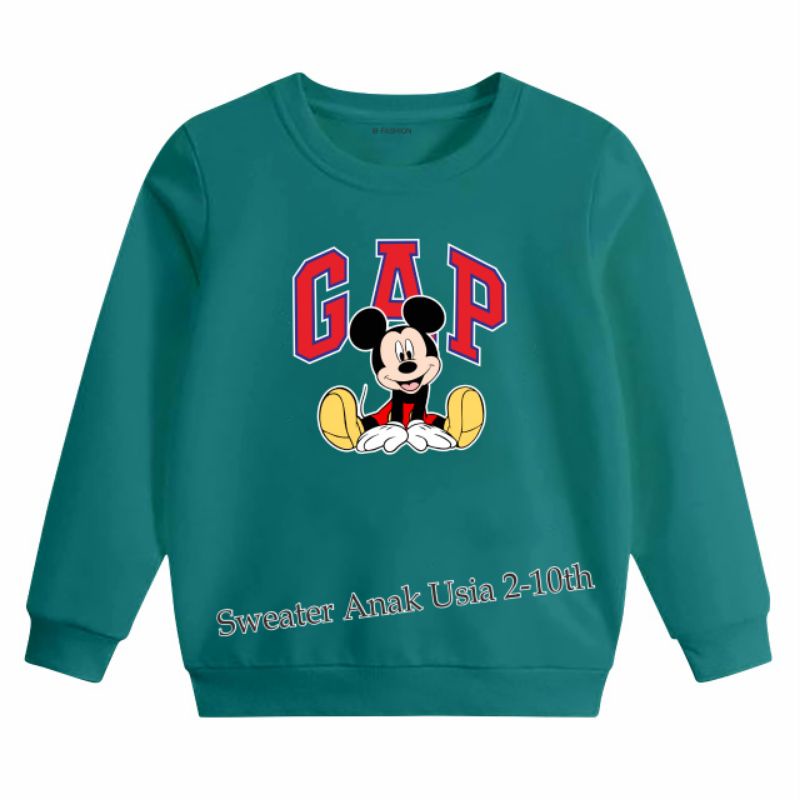 ((IB))SWEATER ANAK2 UNISEX/M1CK3Y G4P DIGITAL SABLON