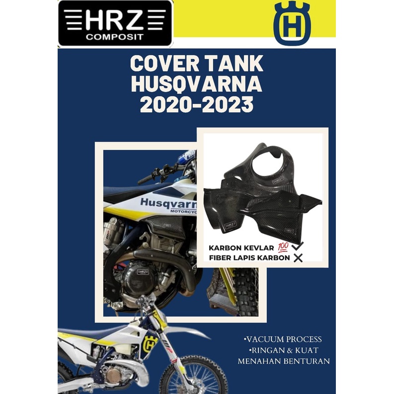 COVER TANGKI CARBON HUSQVARNA 2023-2020