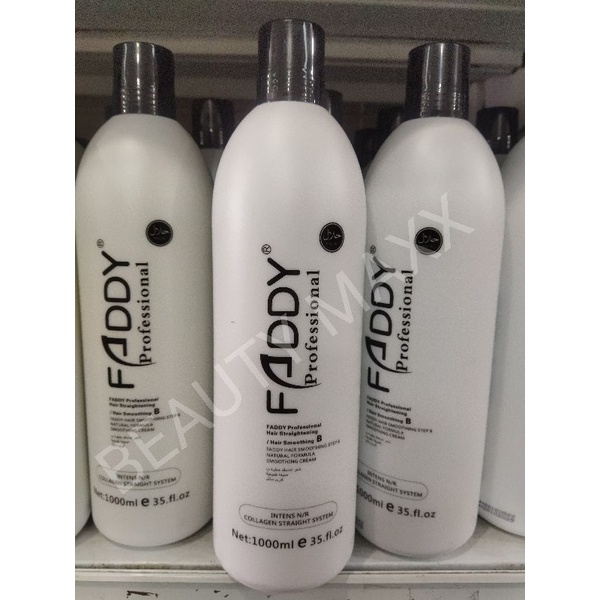 [FADDY 1000ML] PELURUSAN RAMBUT FADDY|| REBONDING RAMBUT FADDY ISI 1000ML || SMOOTHING FADDY STEP11000ML || NETRALIZER FADDY 1000ML