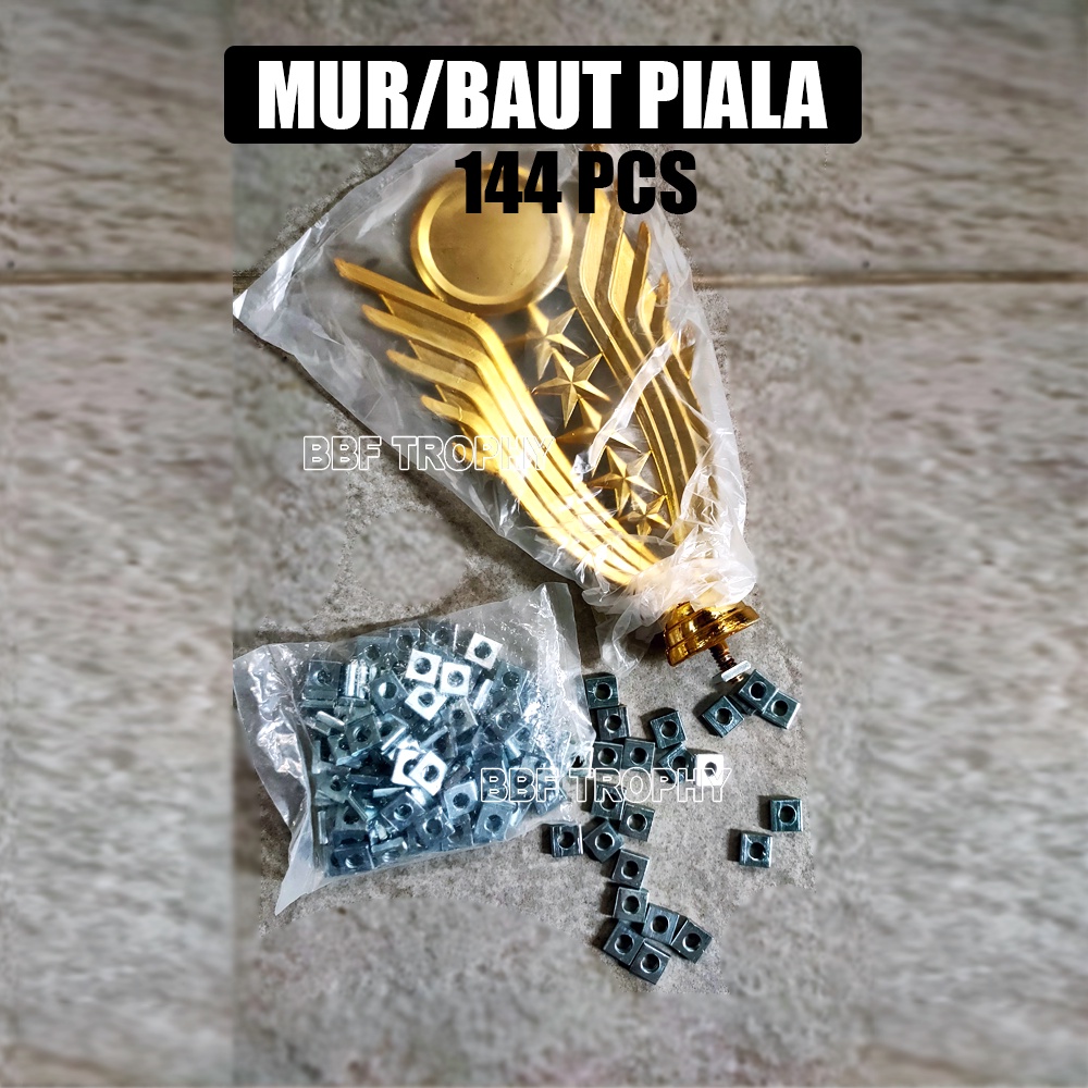 Mur Baut Piala Kecil Mur Besi (144 Pcs)