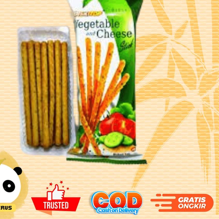 

SEGERA BELI ❀ BISKITOP - (1 DUS) VEGETABLE STICK 50g Biskuit Anak Snack Cemilan Murah Sayuran Keju Biscuit Asin***