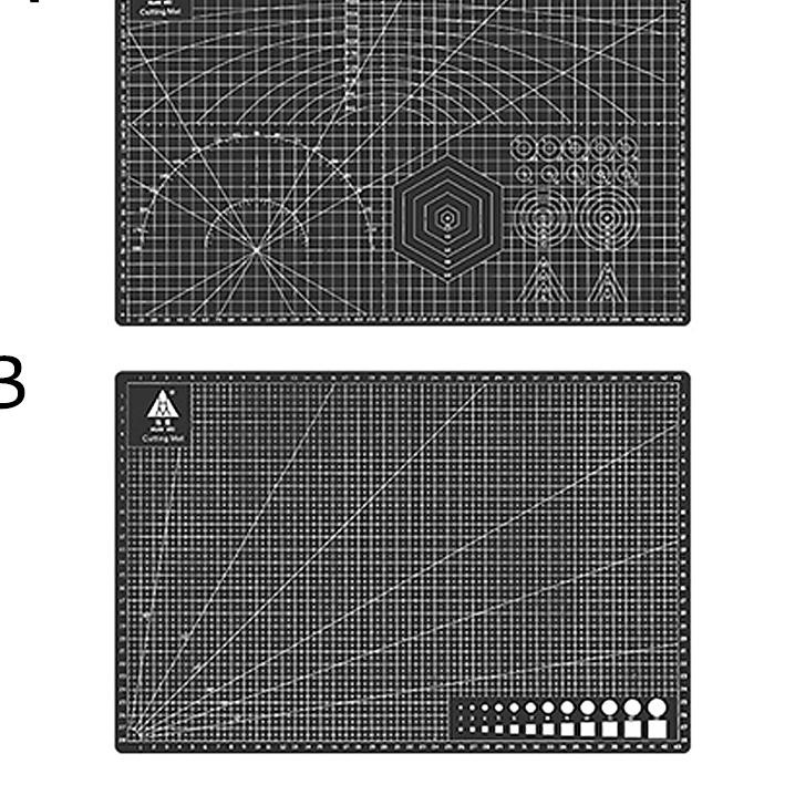 

DAPATKAN SEGERA Cutting Mat A3/A4 Alas Potong Serbaguna PVC Cutting Mat Cutting Pad Board Double-sided DIY Tool***