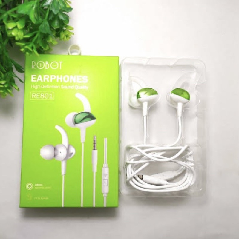 ROBOT EARPHONE ULTRA BASS ERGONOMIC DESIGN HEADSET BASS STEREO UNIVERSAL JACK AUDIO AUX 3.5mm