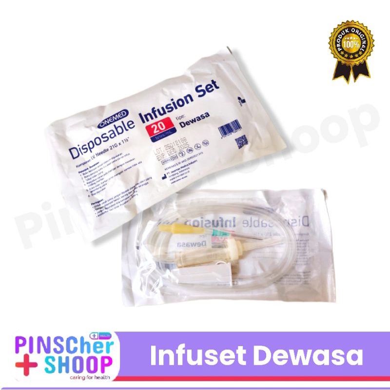 Infusion Set Dewasa All Merk Selang Infuset / Satuan