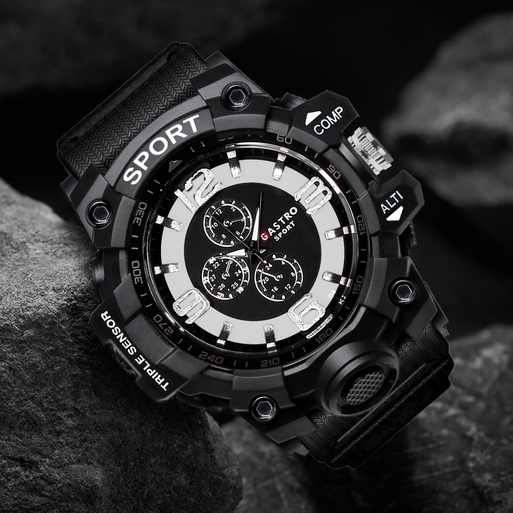 ✅COD Jam Tangan Pria Gastro Sport Analog Terbaru Jam Tangan Pria Analog Karet Quartz Terbaru 1125