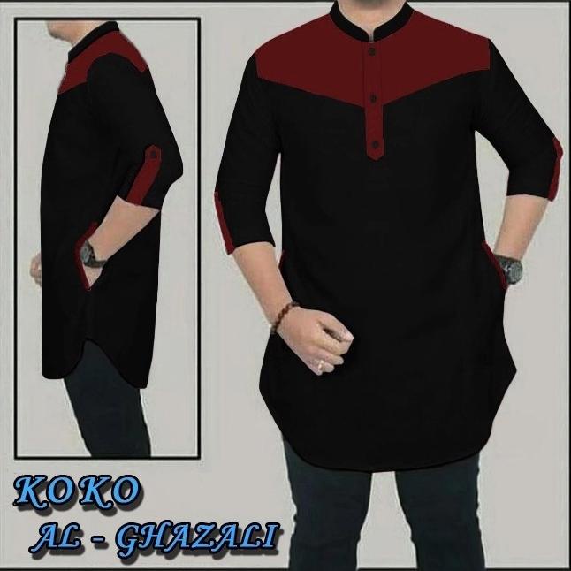 Baju Koko Kurta Pria Simple Modis