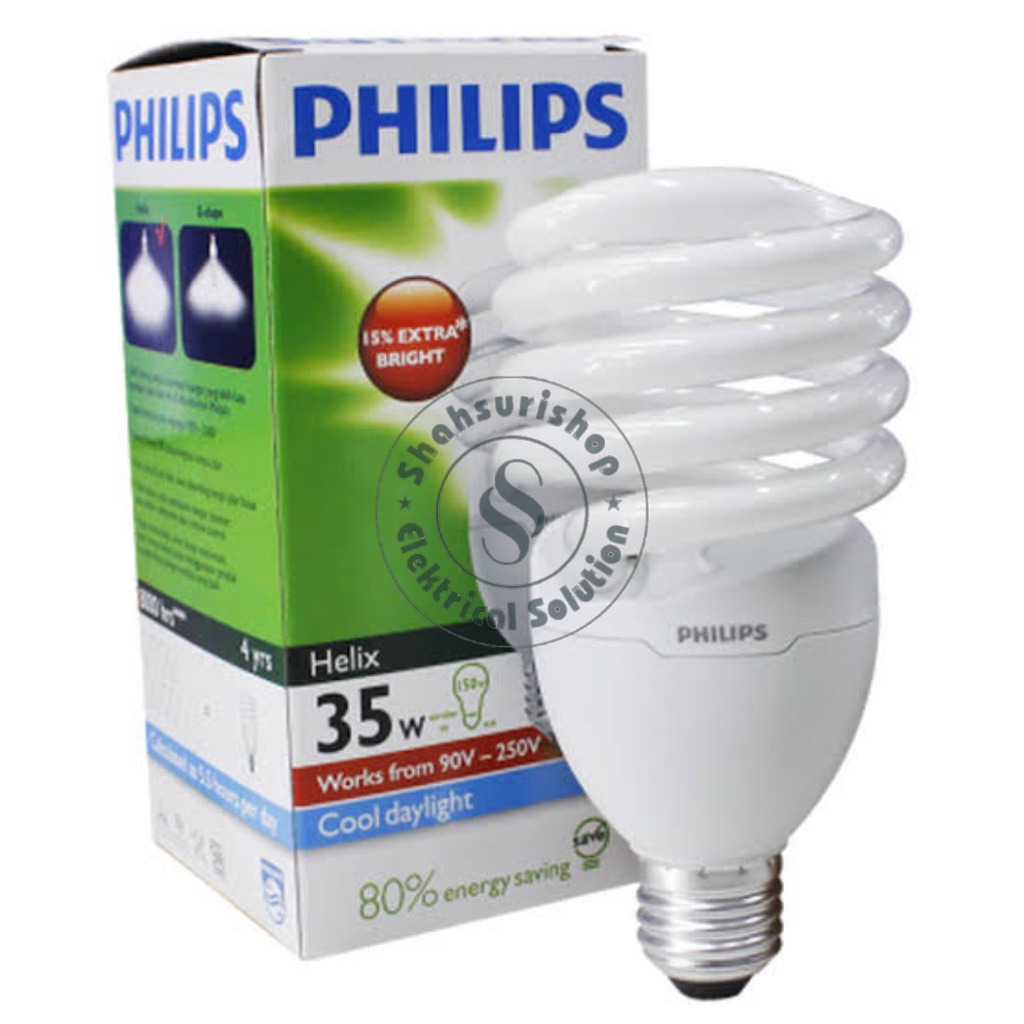 PHILIPS LAMPU HELIX SPIRAL 35 WATT