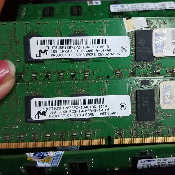 MEMORY RAM SERVER 1GB DDR3 1RX8 PC3-10600R KHUSUS PC SERVER MURMER