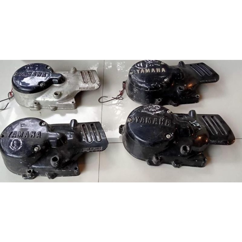 Bak Mesin Yamaha GT80 Tutup Engine Kiri Gear Magnet Generator Oil Pump Crankcase Cover GT50 GT 80 50