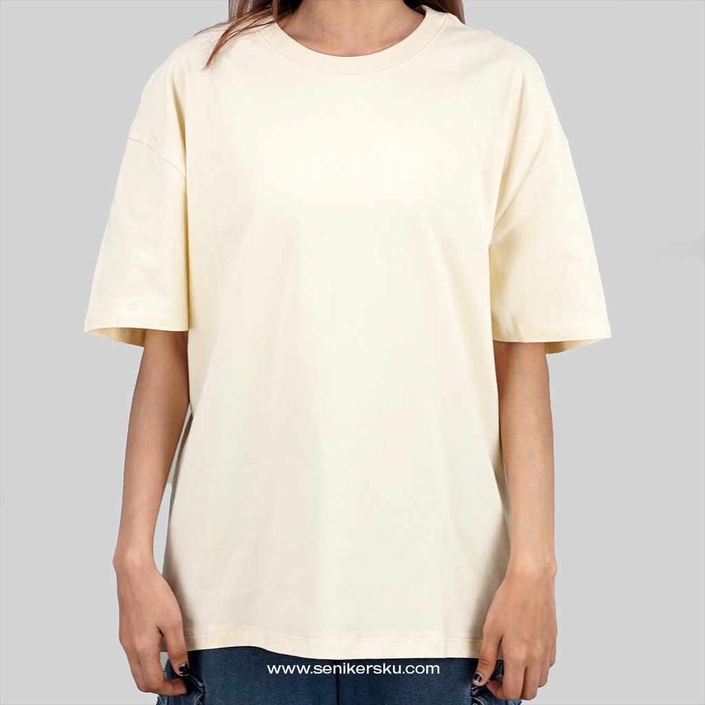 Essentials FOG Silicon Applique Backprint Cream Tee SS21