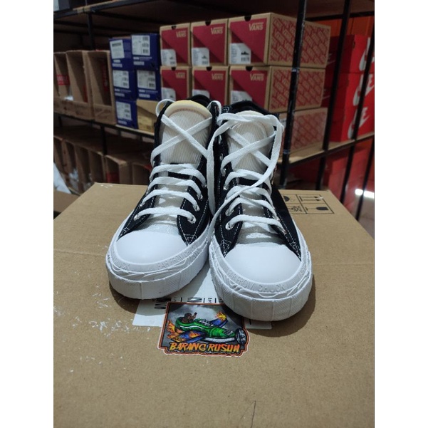Converse Chuck Taylor Alt hi Black White Original Resmi Map