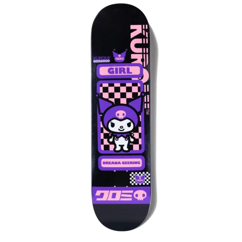 Sanrio x Girl Co-Branded Limited Edition Sepatu Kuromi Melody Skateboard/Board Surface Impor Asli