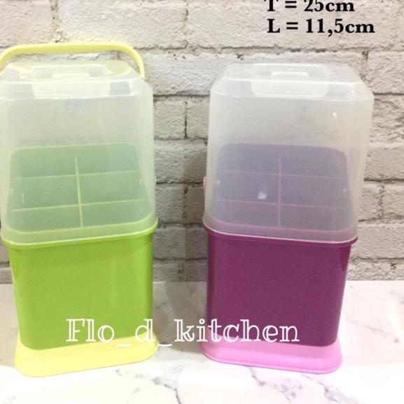 Termurah Tempat Sendok Tutup Besar TSS1078 Hijau