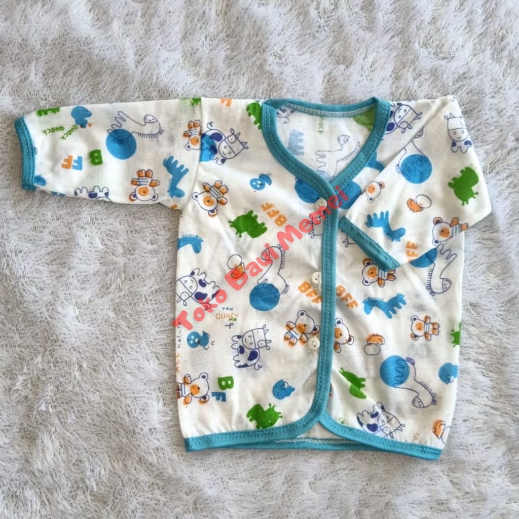 Baju bayi panjang KATUN halus lembut perlengkapan bayi lahir