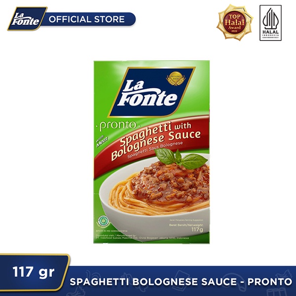 

La Fonte Spaghetti Saos Bolognese 117gr - 1 Pc