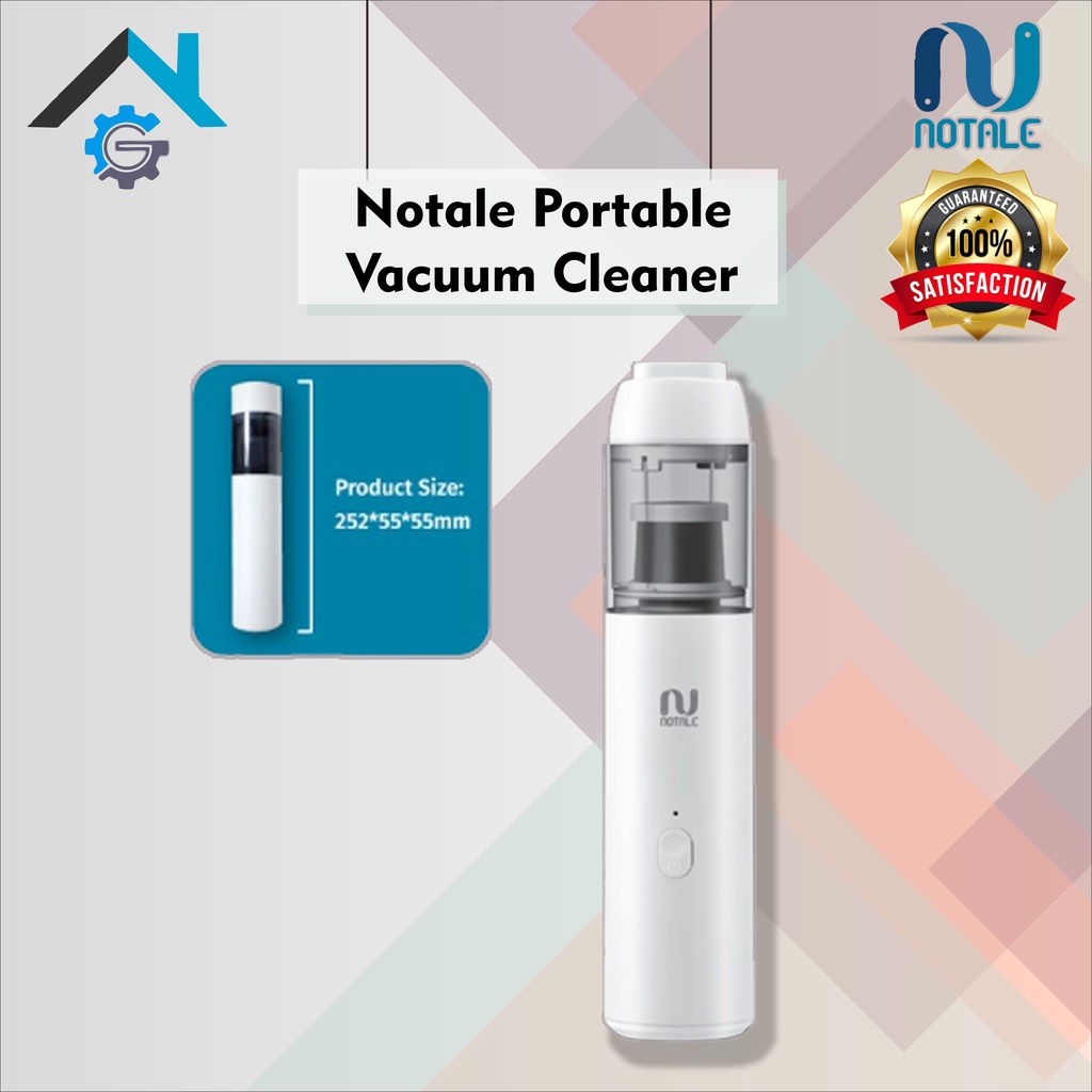 Jual Notale Vacuum Cleaner Mini Portable 2in1 Car Wireless Shopee