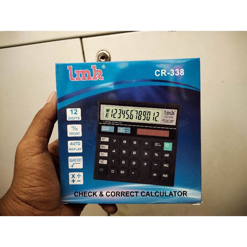 

Kalkulator Check & Correct Cr-338 IMK