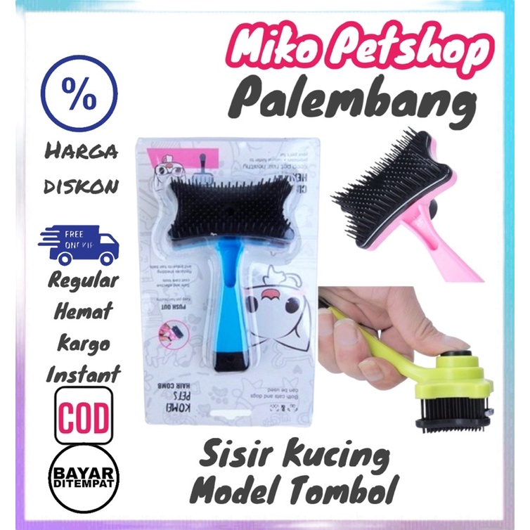 Sisir Kucing Bulu Rontok Model TOMBOL