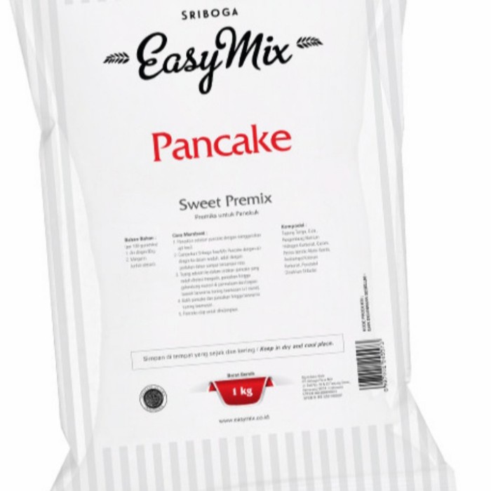 

tepung premix sriboga easymix pancake 1kg