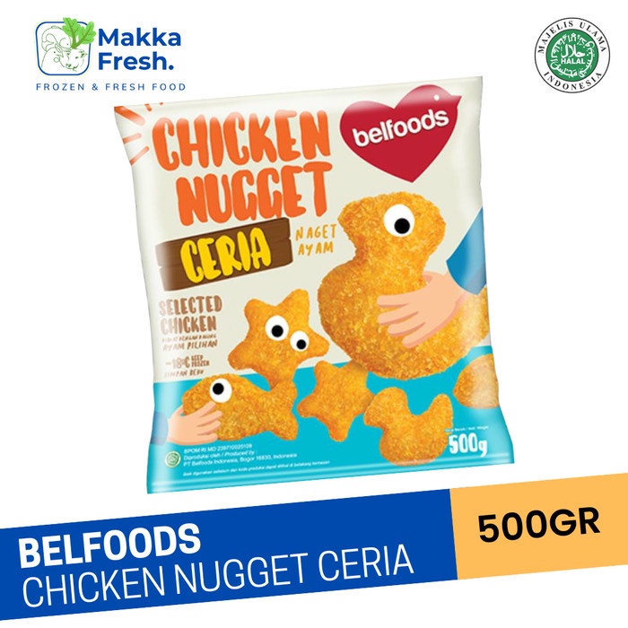 

belfoods chicken nugget ceria 500 gram
