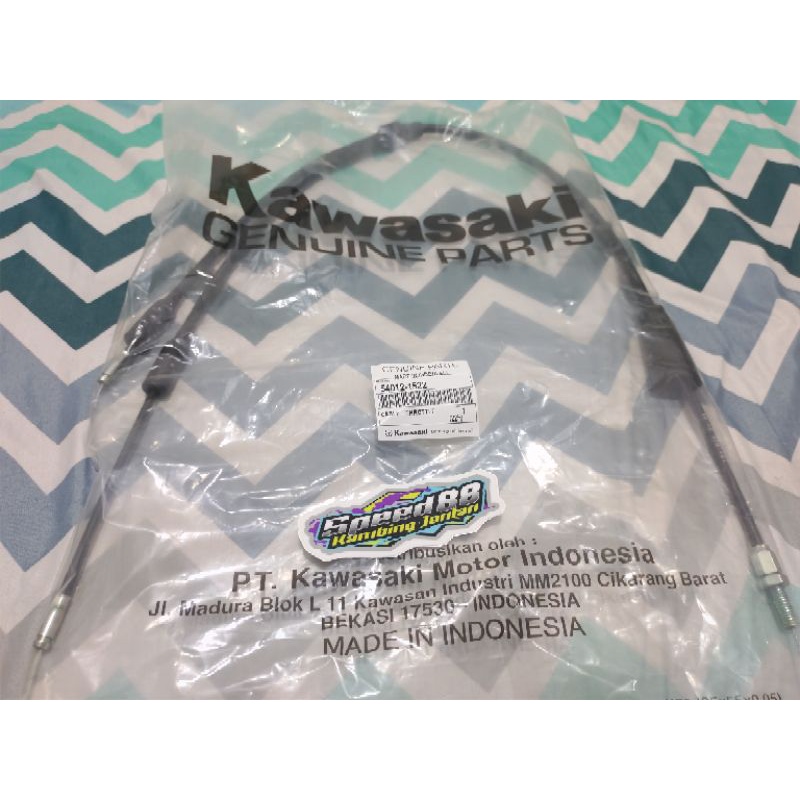 kabel gas ninja ss r setang pipa panjang ori kawasaki kode 54012-1522