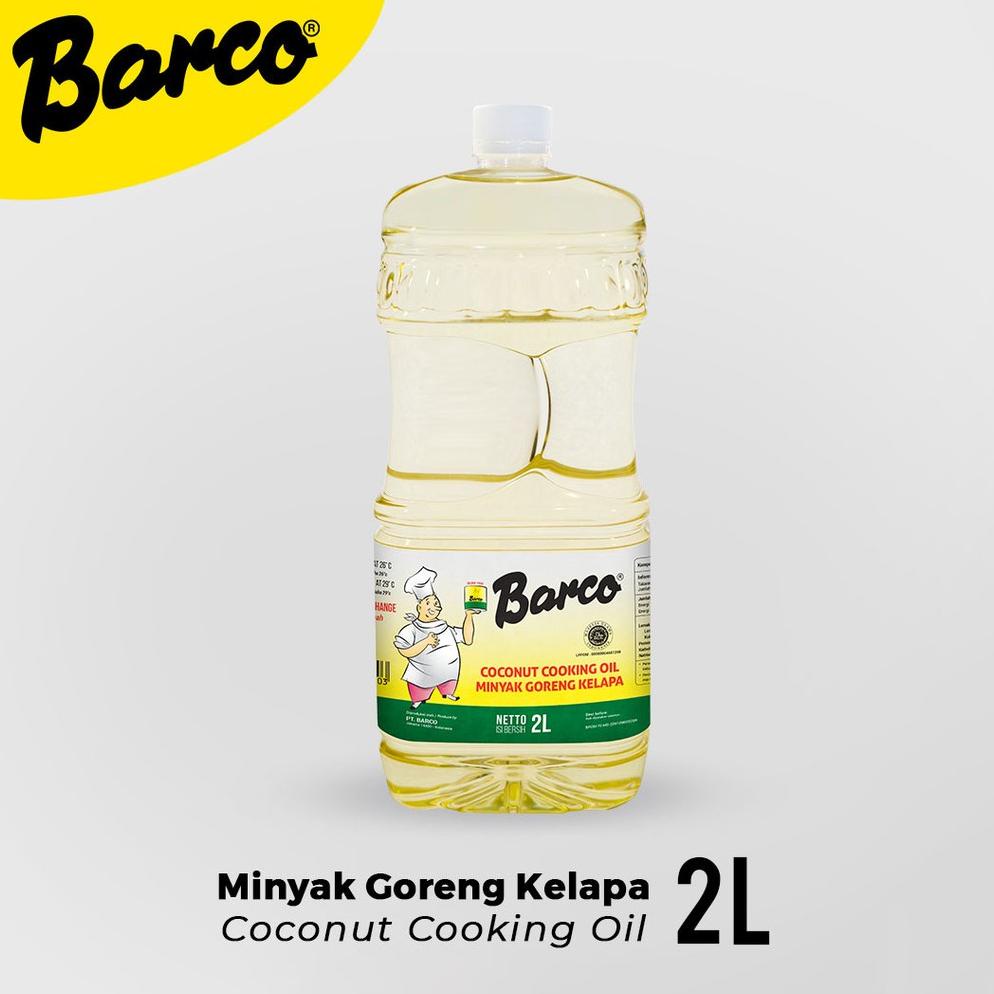 

[BAYAR DITEMPAT] Barco Minyak Goreng Kelapa Bottle 2 Ltr